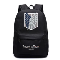 new pattern attack on titan backpack new anime children boys girls school bag men women rucksack students bookbag laptop bags