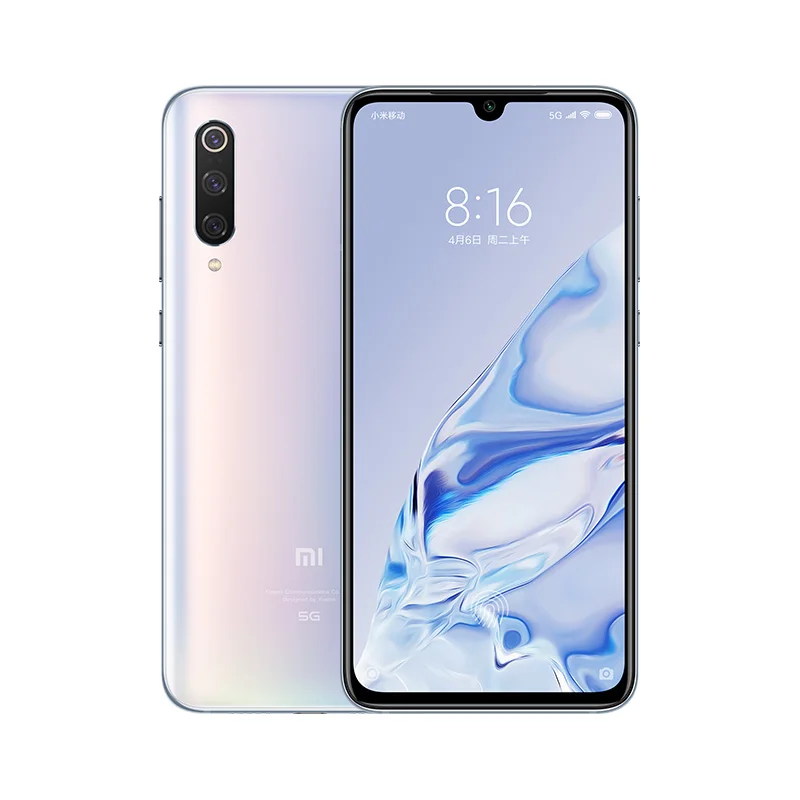White Xiaomi Mi 9 Pro 5G 8GB 128GB Смартфон Snapdragon 855 Plus 48MP Тройная камера 6,3" 4000 mAh NFC 45W быстрое зарядное устройство - Цвет: White