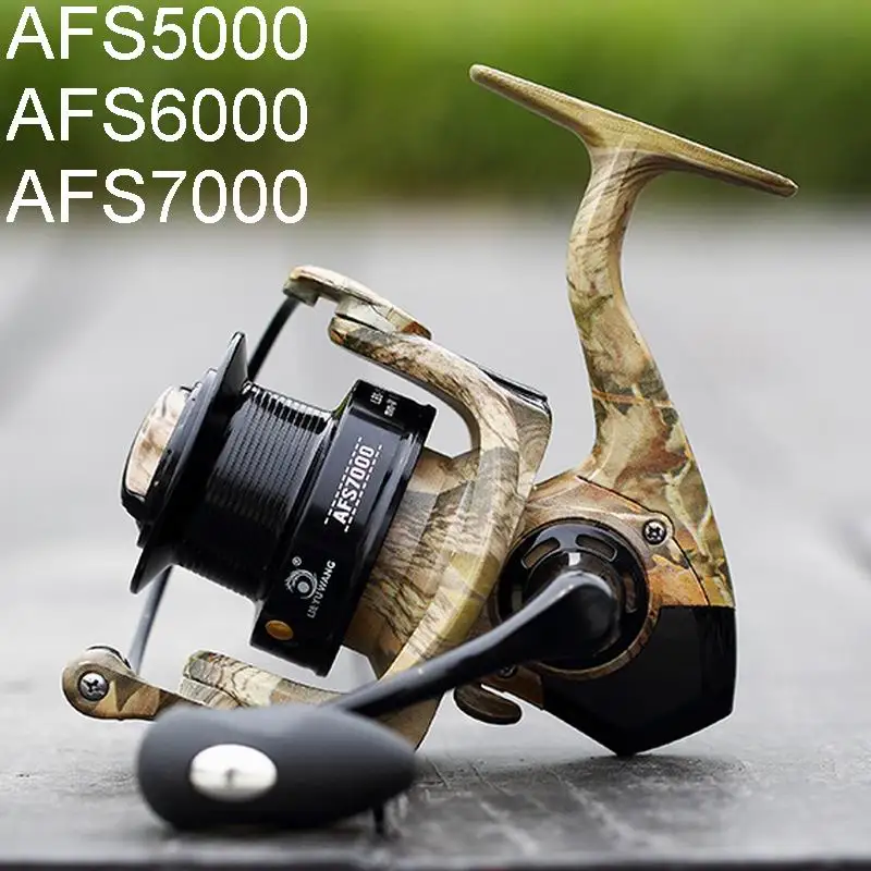 Камуфляжная Рыболовная катушка AFS5000 AFS6000 AFS7000 Lieyuwang 320 450 г подшипники из
