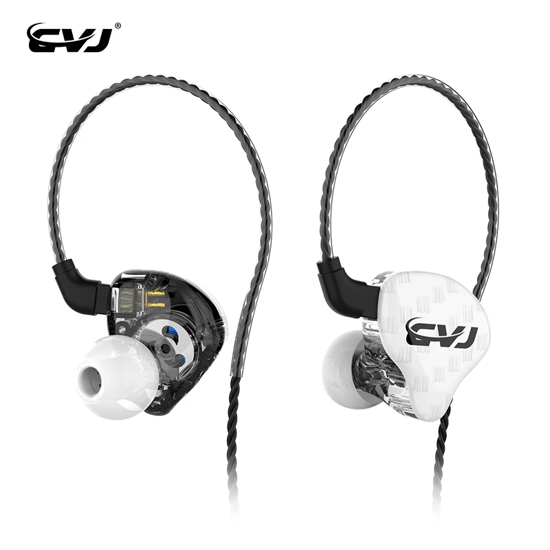 CVJ CSA 1BA + 1DD гибридные наушники с наушниками HIFI спортивные шумоподавлением