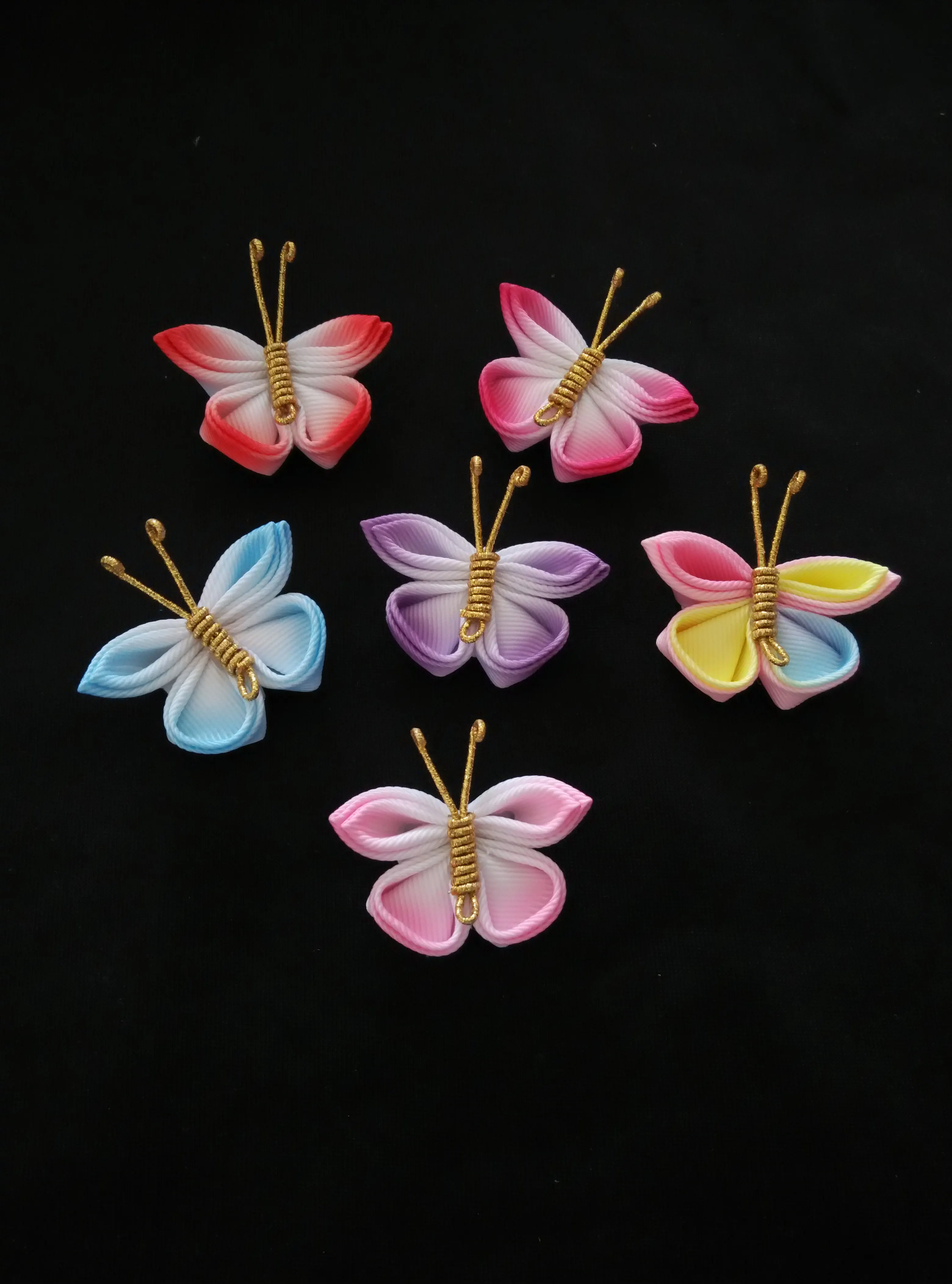 50 шт. Детские аксессуары для волос с бабочками | Украшения и