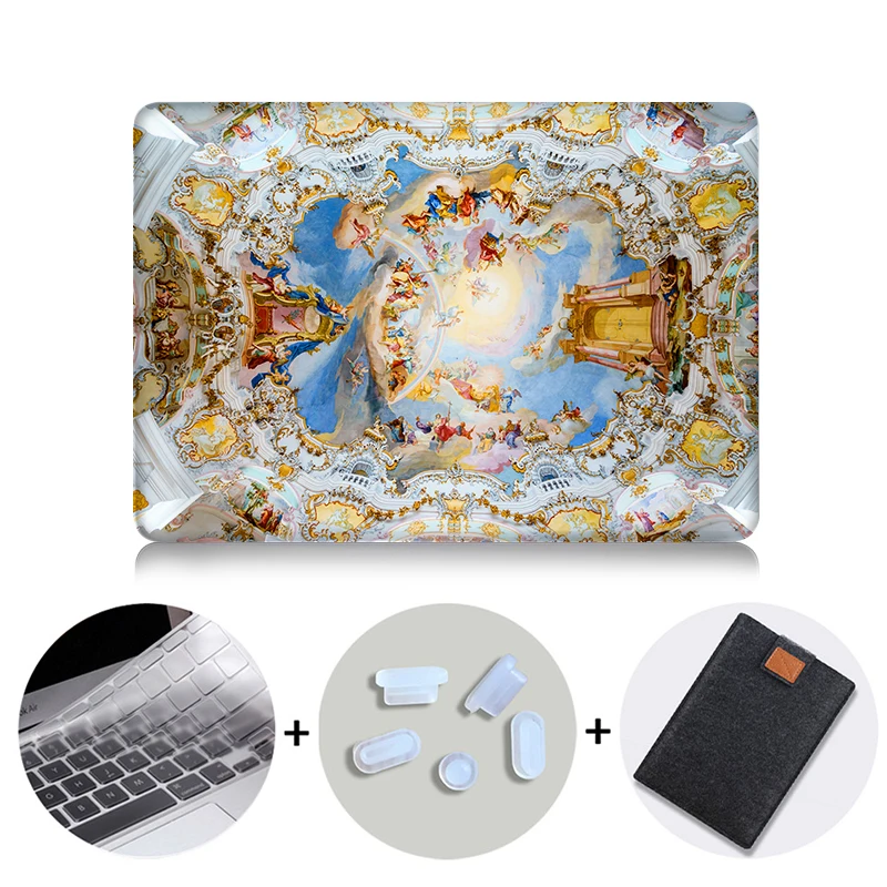 MB02 MTT чехол для Macbook Air 11 13 Pro retina 12 13 15 дюймов с сенсорной панелью сумка для ноутбука A1466 A2159 A1706 чехол+ клавиатура - Цвет: MB02