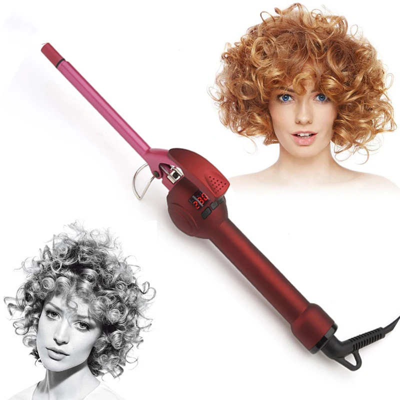 Профессиональные щипцы для завивки волос ультратонкие 9 мм|Щипцы завивки| |