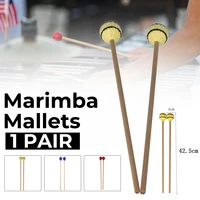 2pcs marimba sticks mallet professional wood handle performance xylophone piano amateur easy grip instrument accessories