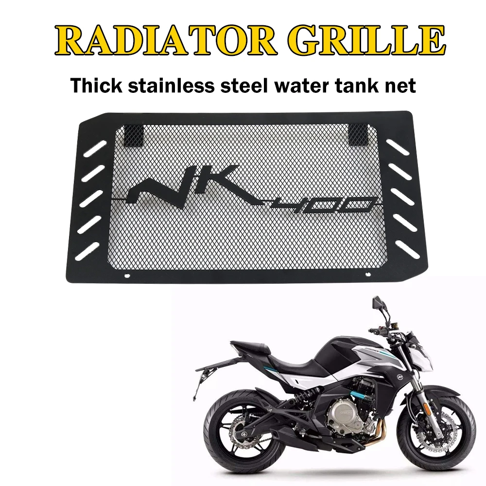 

Для CFMOTO 650NK CF650 NK650 NK400 решетка радиатора защита для мотоцикла из нержавеющей стали Защитная крышка для гриля для мотоцикла