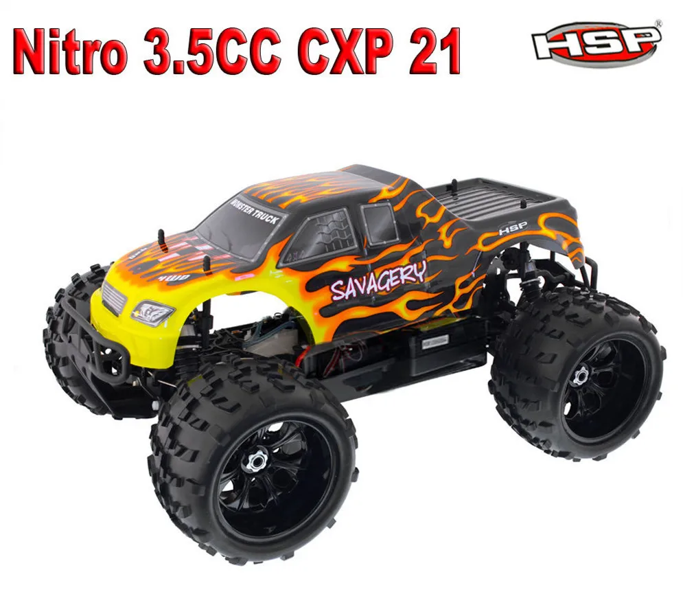 HSP NOKIER SAVAGERY 94762 1/8 масштаб 4WD внедорожный нитро монстр Трак большой футов пульт