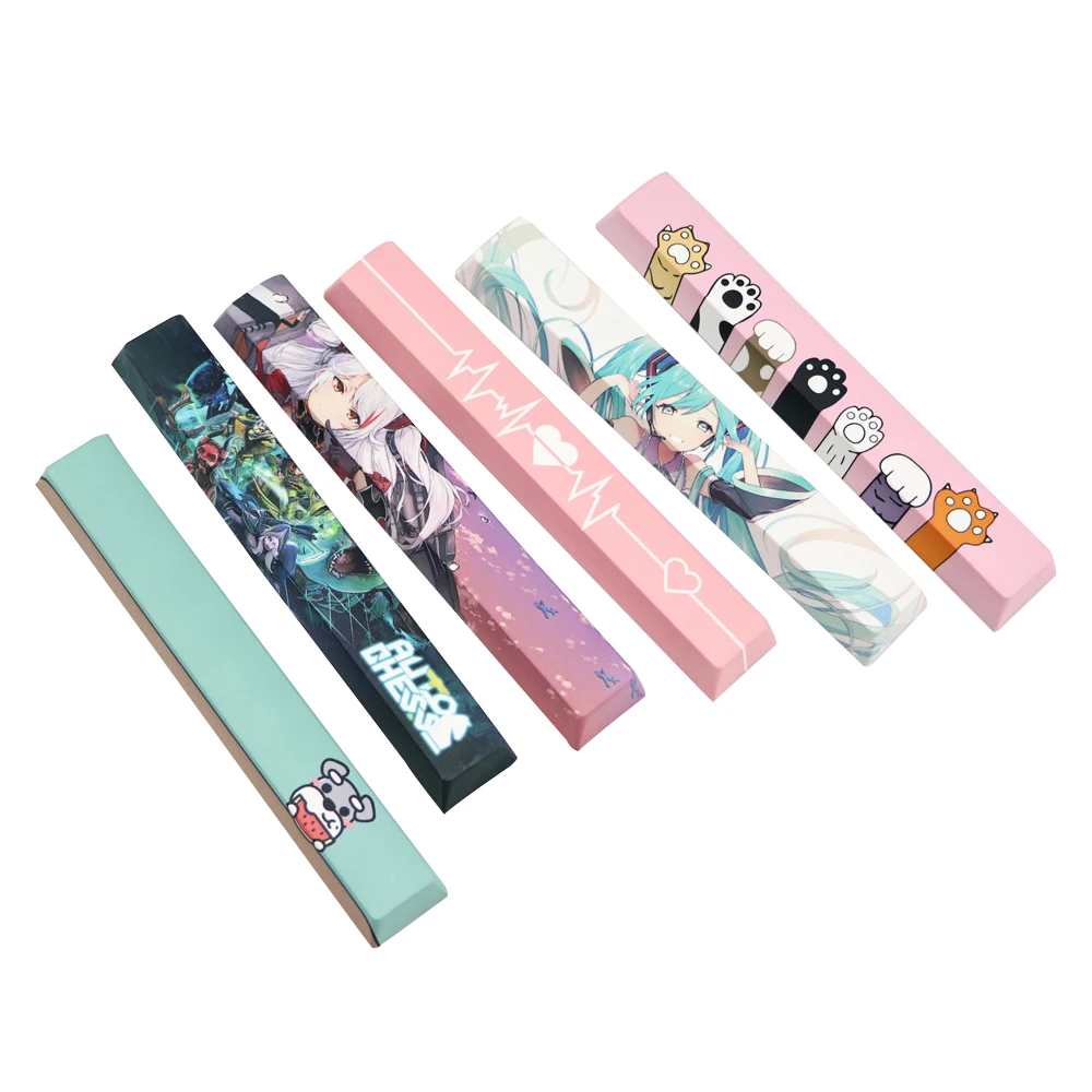 

6.25U cherry profile keycaps Dye-subbed Spacebar