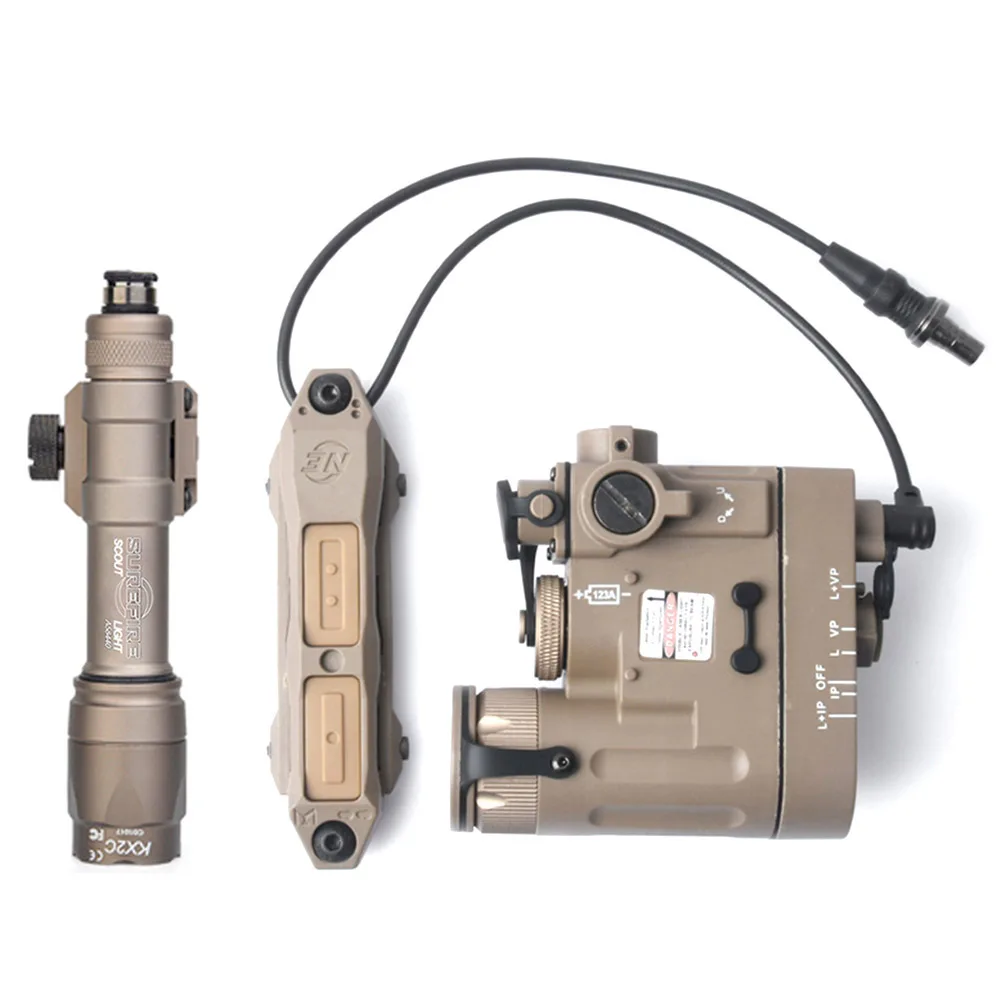 WADSN страйкбол Surefir M600c скаутский светильник DBAL D2 ИК лазер с двойным управлением