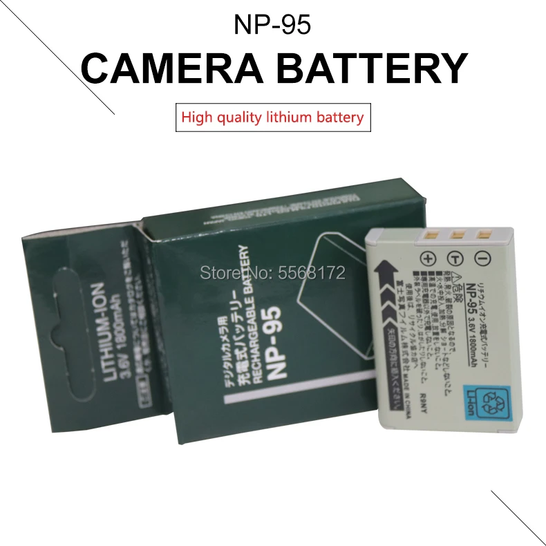 2 шт. аккумуляторы для Fujifilm FinePix F30 F31fd Real 3D W1 NP-95 X100 X100s RICOH GXR | Электроника