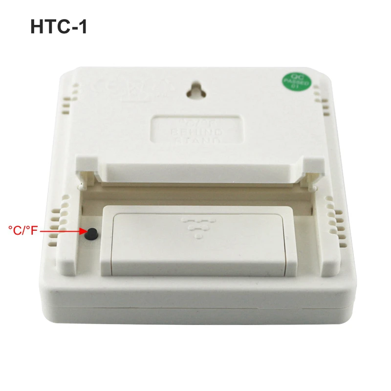 HTC-1 HTC-8, цифровой термометр, гигрометр, метеостанция, будильник, настенный электронный измеритель температуры и влажности