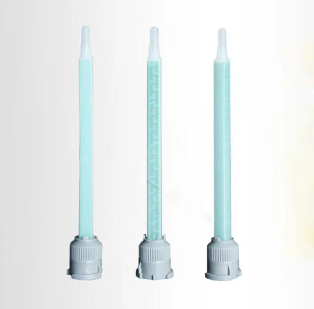 

TZ-FB524L 1:1&2:1 FMB5-24L static mixing tube epoxy resin AB glue nozzle mixing head square mixer adhensive dispensing nozzle