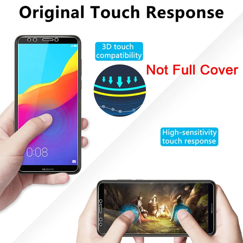 Закаленное стекло 9H для Huawei Mate 20 Lite P20 Pro P7 P6 HD 2 шт.|Защитные стёкла и плёнки