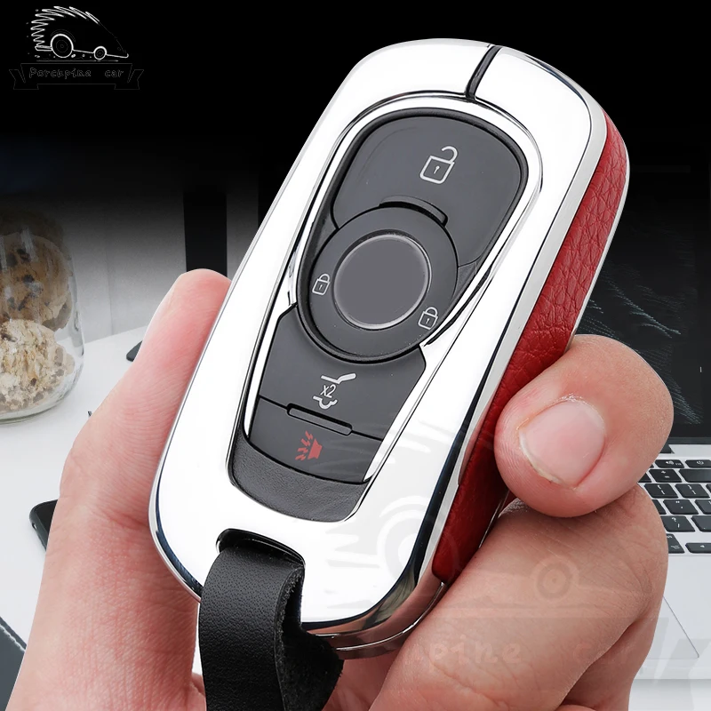 Стайлинг автомобиля кожаный чехол для ключа из цинкового сплава Buick GL8 VELITE 5 ENCORE