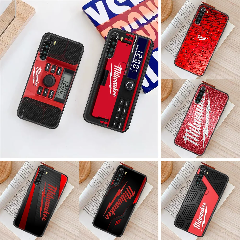 

Milwaukees Toolbox Phone case For Xiaomi Redmi Note 7 7A 8 8T 9 9A 9S 10 K30 Pro Ultra black luxury funda soft Etui fashion