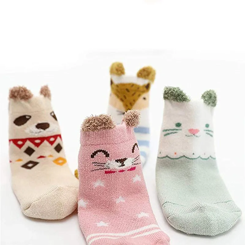 

1PCS Baby Socks Cotton Anti Slip Baby Girl Socks Newborn Baby Boy Socks For 0-3 Years Soft Kids Floor Socks recien nacido