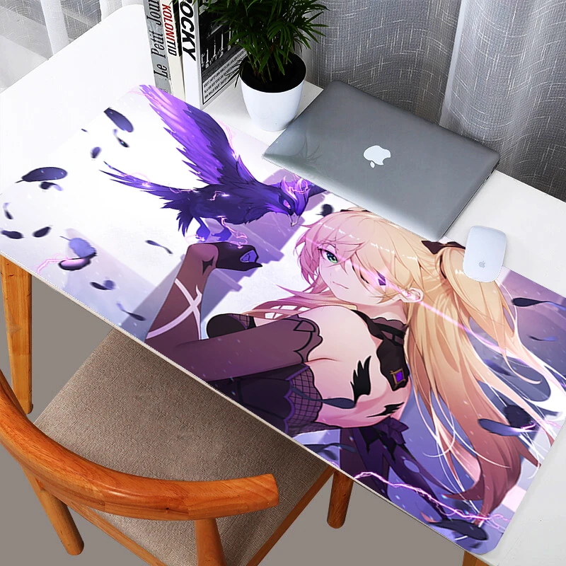 

Genshin Impact Large Size Mouse Pad Laptop Anime Mat Gaming Desk Pad L Xl For Player Game Keyboard 300mm*600mm Carpet Mouse Mat