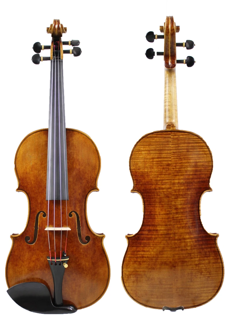 Копия Master! Скрипка Jacobus из нержавеющей стали 4/4! Теплый богатый лучший тон!