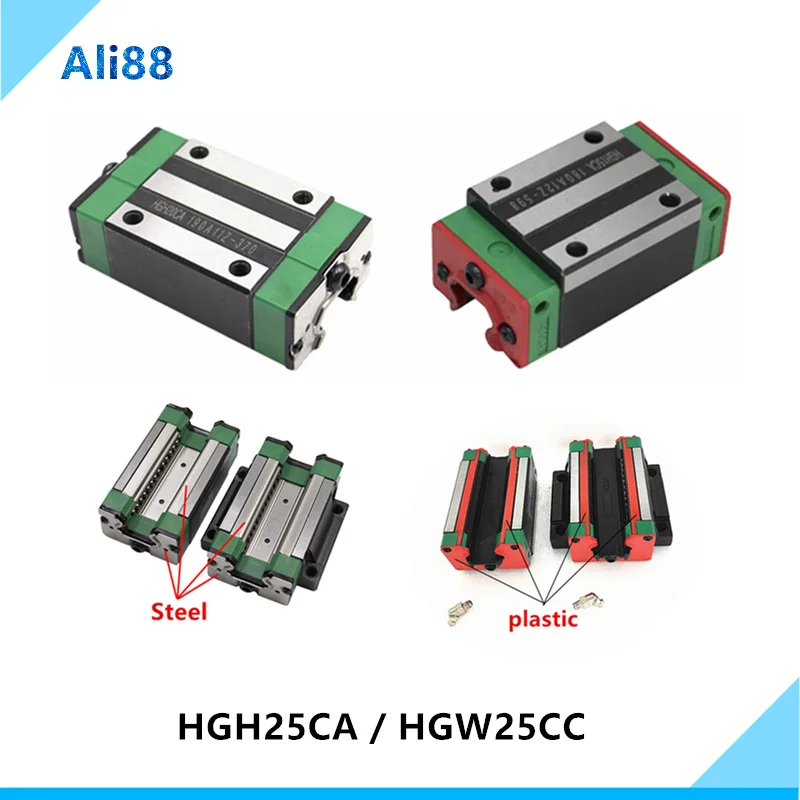 Линейный подшипник HGH25CA HGW25CC блок слайдера HIWIN одинаковый размер совместим с