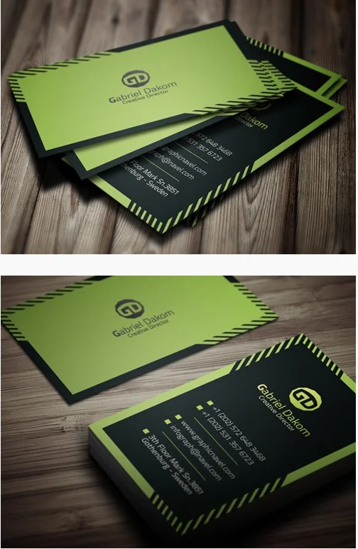 Рисунок 5 - Новый дизайн, бумажные визитные