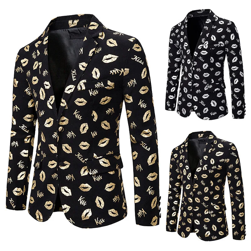 Мужской брендовый деловой индивидуальный Бронзовый повседневный костюм с