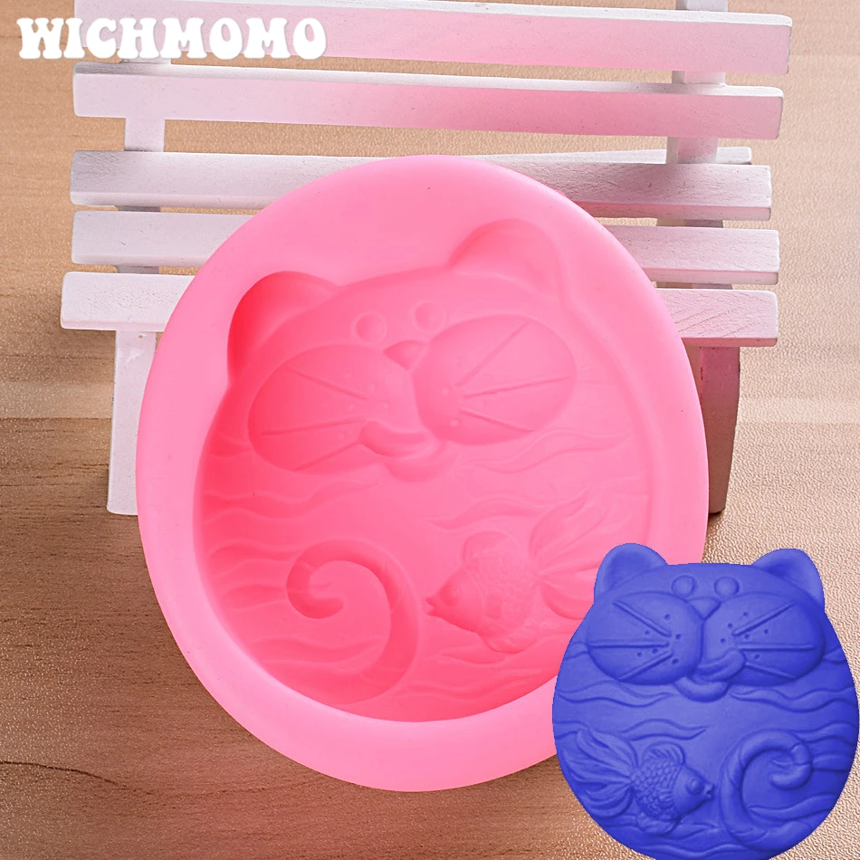 

2021 1PCS Cartoon Cat Charms Pendant Craft DIY UV Resin Liquid Silicone Molds for Earring Necklace Decorations Making Jewelry