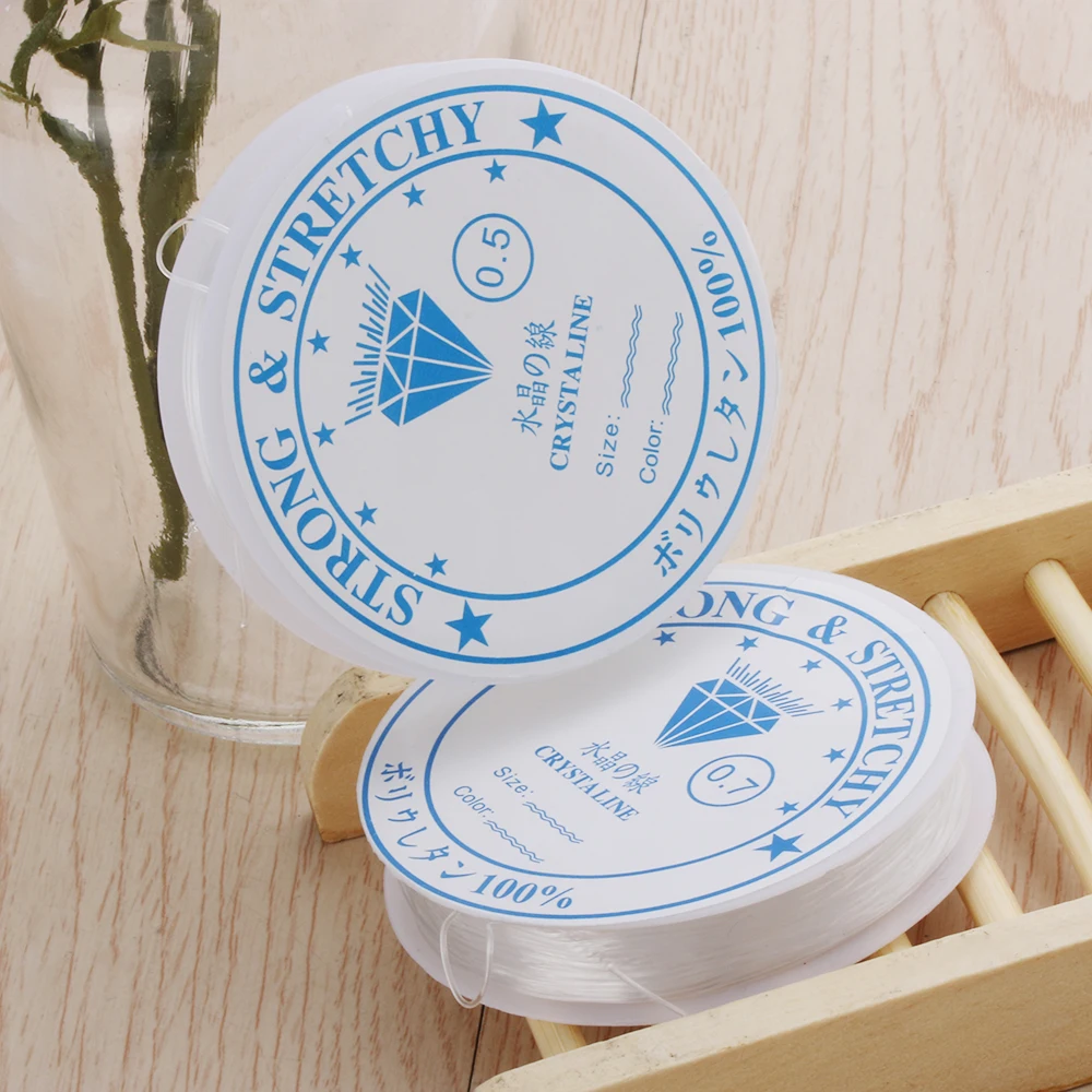 1 шт. прозрачный эластичный шнур для бисероплетения нить самостоятельного