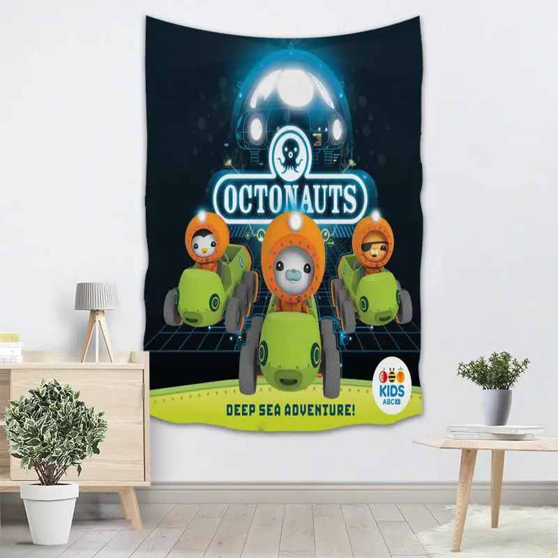 Octonauts аниме гобелен настенный Декор для домашней вечеринки на день рождения украшения тканевые гобелены палатка путешествия спальный коврик - Цвет: 19