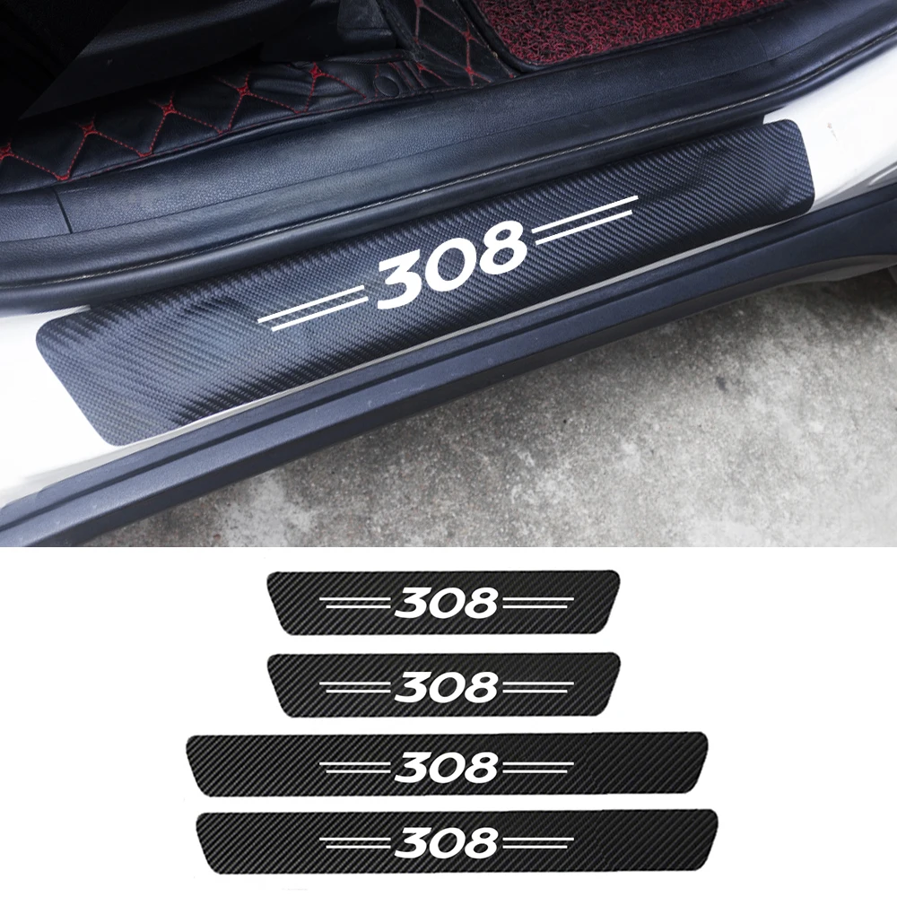 Для Peugeot 206 307 308 2008 3008 CC SW 5008 2010 2012 2017 2018 2019 из искусственной кожи карбоновые
