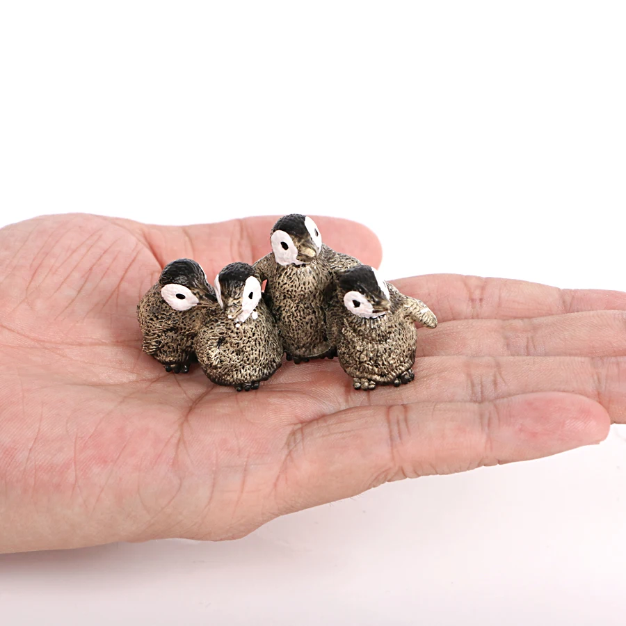 Пластиковые реалистичные фигурки дикой природы океана пингвина экшн-фигурки