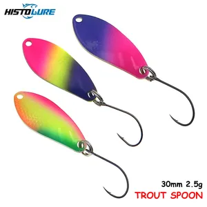 Спиннинговая рыболовная приманка HISTOLURE, 30 мм, 2,5 г, ложка, приманка для форели, Спиннер блесна; Рыболовный воблер