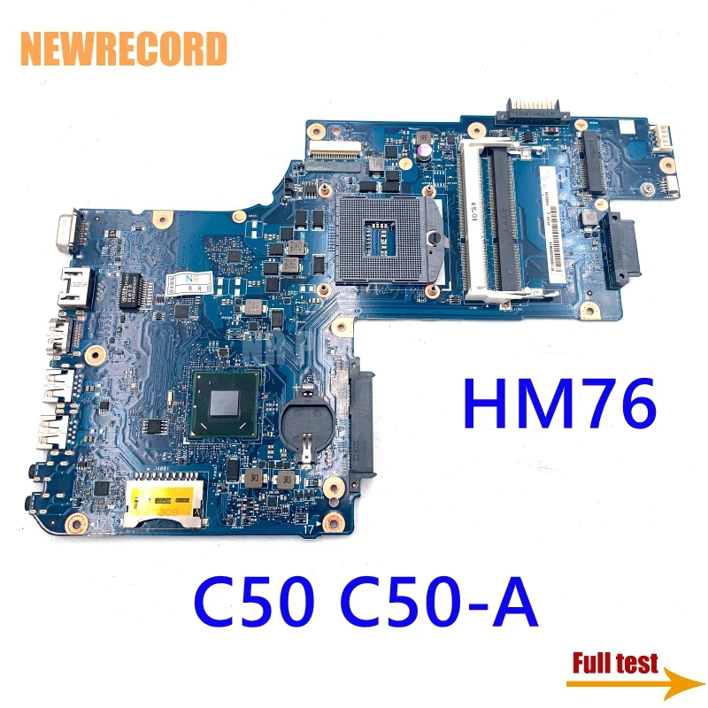 For Toshiba Satellite C50 C50-A  H000062010 H000061930 Laptop Motherboard J8C HM76 DDR3 UMA HD Main Board Full Test