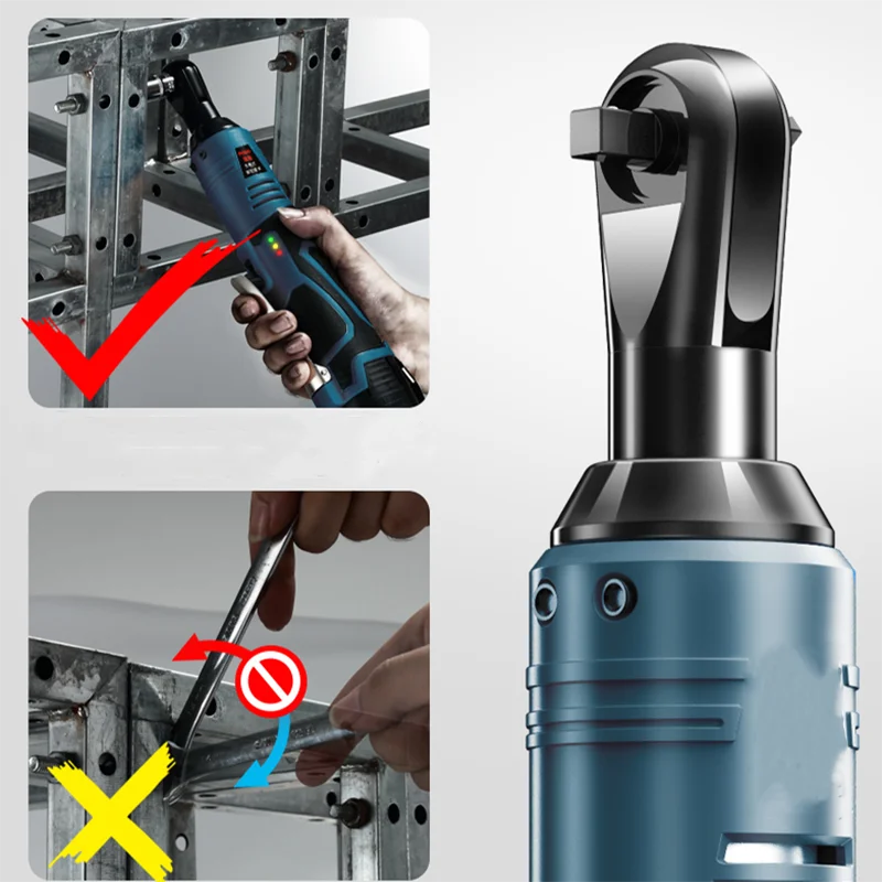 Прямоугольный разъем (под углом 90 градусов) электрический зарядки ключ-трещотка