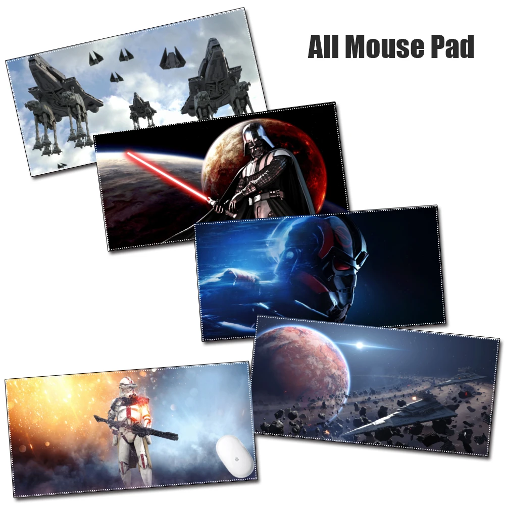 

Большой игровой компьютерный коврик для мыши Disney, геймерский коврик для мыши с высоким разрешением, Дарт Вейдер