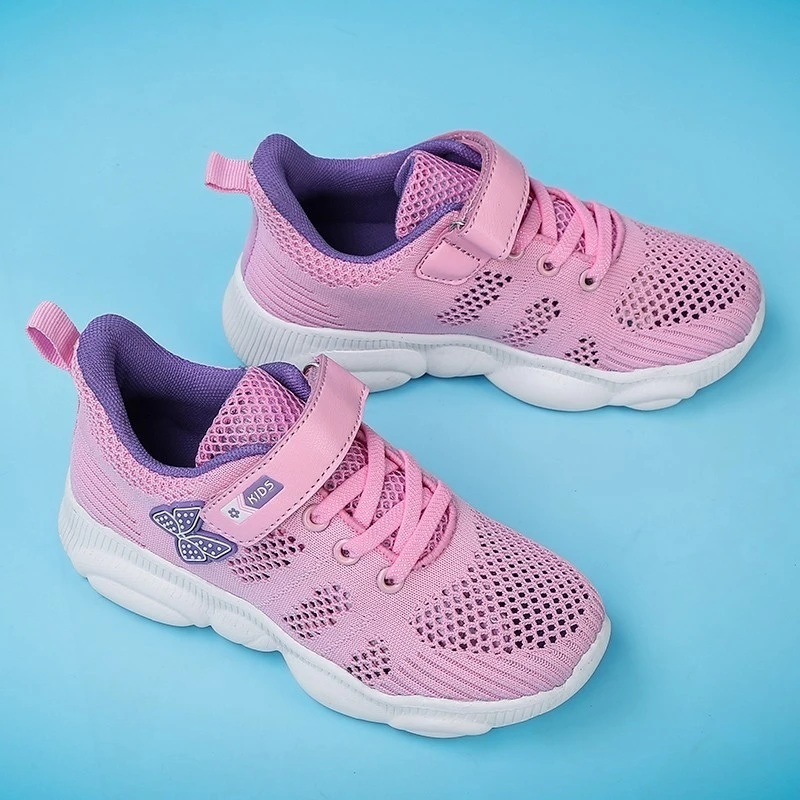 Женские летние кроссовки дышащая сетчатая спортивная обувь для девочек детская