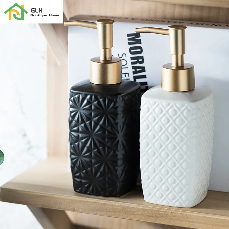 310 мл пустые искусственные керамические аксессуары для ванной комнаты мыла