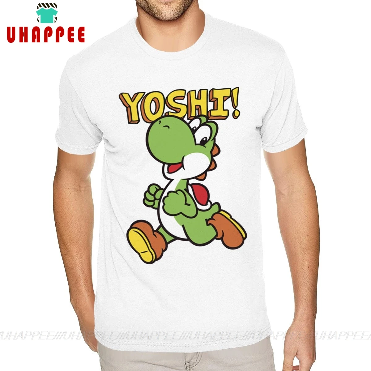 

Футболка Yoshi из натурального хлопка с коротким рукавом и круглым вырезом