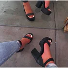 Хит продаж, женские сандалии на платформе, женская обувь для ночного клуба, женские сандалии на высоком каблуке, пляжные сандалии, открытые праздничные туфли