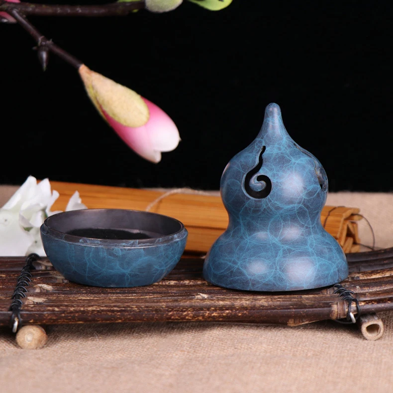 

MOZART Pure Copper Gourd Incense Burner Decoration Line Incense Coil Incense Burner Burning Process