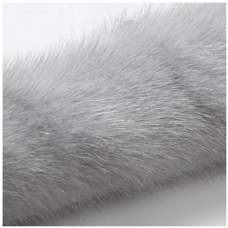 Зимняя мужская куртка из натуральной кожи с норковым меховым воротником и утиным