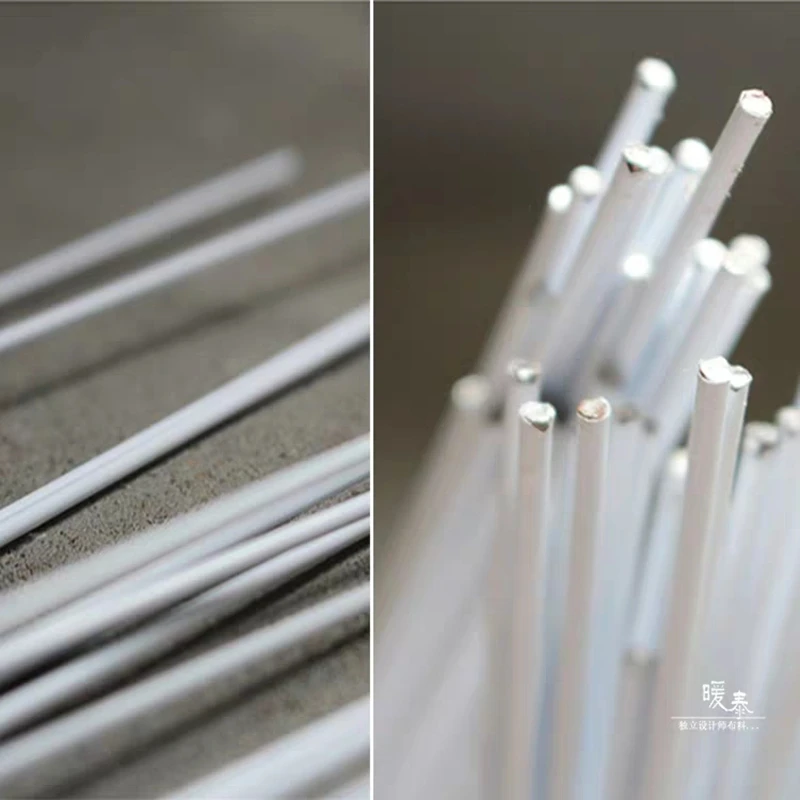 

Metal Steel Wire Material White Coarse DIY Flowers Crafts Jewelry Decor Metal Modeling Designer Accessories