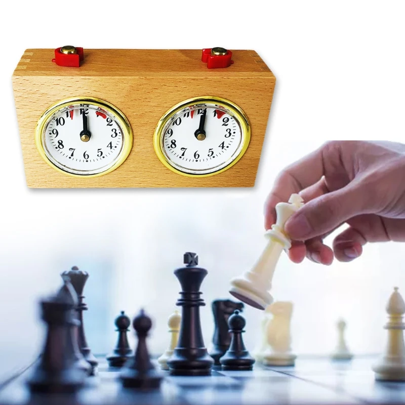 

Chess timer, chess mechanical wooden table, chess simulation table, chess simula B36F