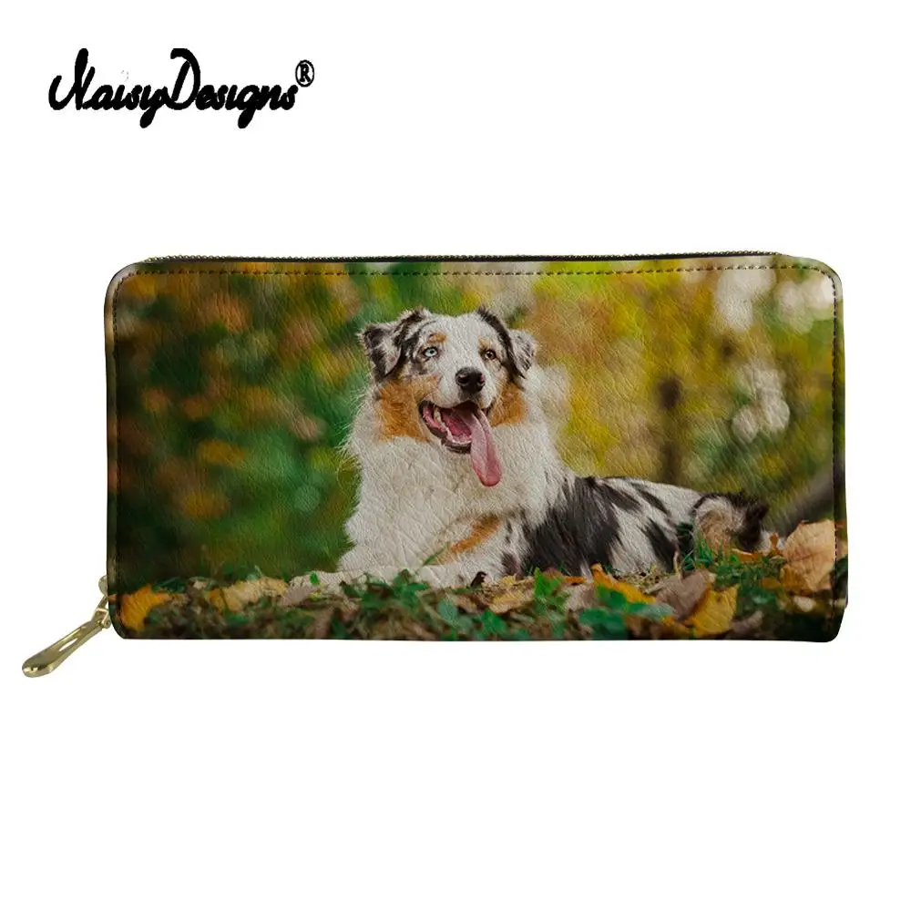 Австралийская овчинка держатель для карт влюбленных Женщин мужской кошелек