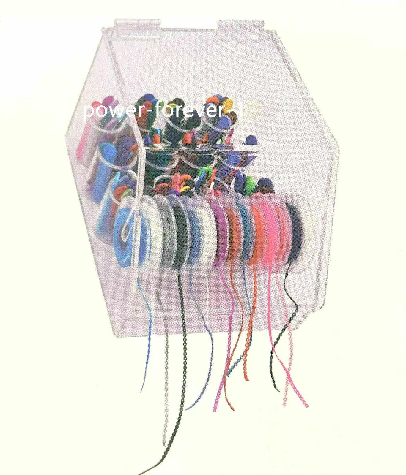 

Dental Orthodontic Power Chain Ligature Ties Organizer Storage Box Case Holder