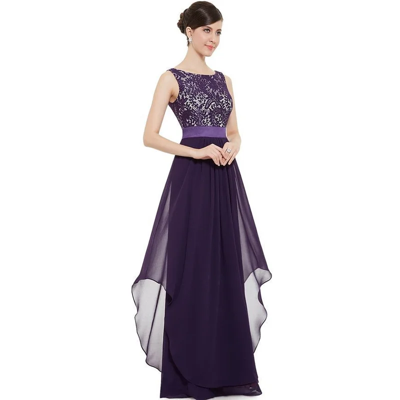 Платье женское шифоновое с блестками пикантное Длинное Элегантное Вечернее до