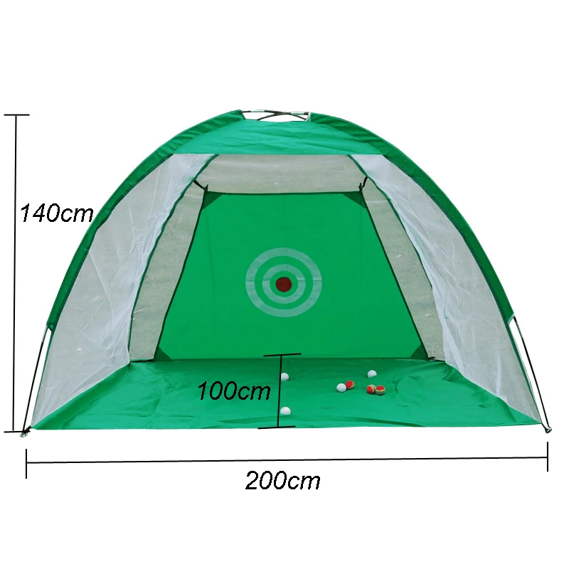 en Ucuz 2M Golf Pratik Net Golf Isabet Kafes Kapalı Açık Bahçe Otlak Uygulama çadırı Golf Eğitim Ev Spor Ekipmanı