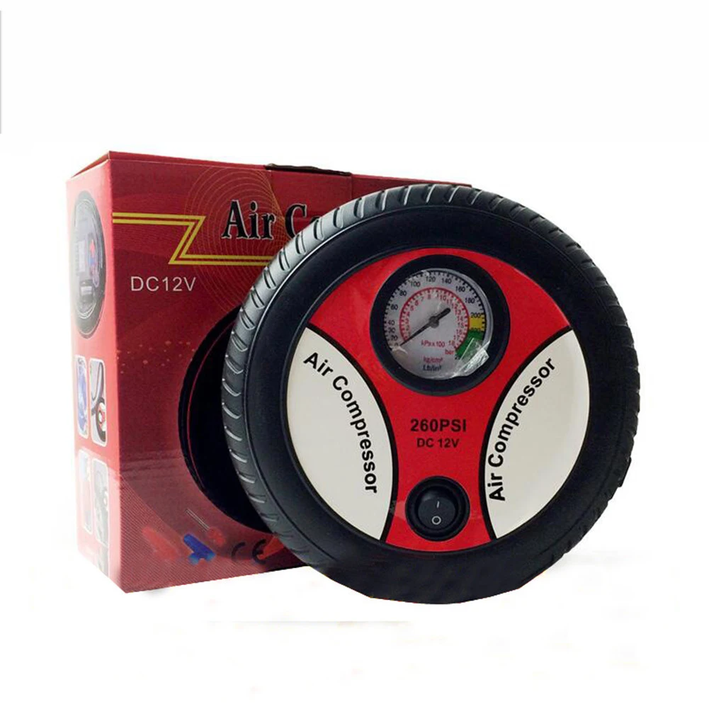 

Car Tire Inflator 12V Mini Household Compact and Portable Easy to Use Car Air Compressor for Car Motorcycles Bicycles(540 Motor)