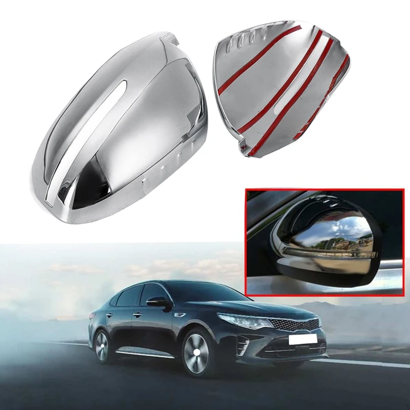 Хромированный чехол для автомобильного зеркала заднего вида Kia K5 Optima 2011 2012 2013 2014