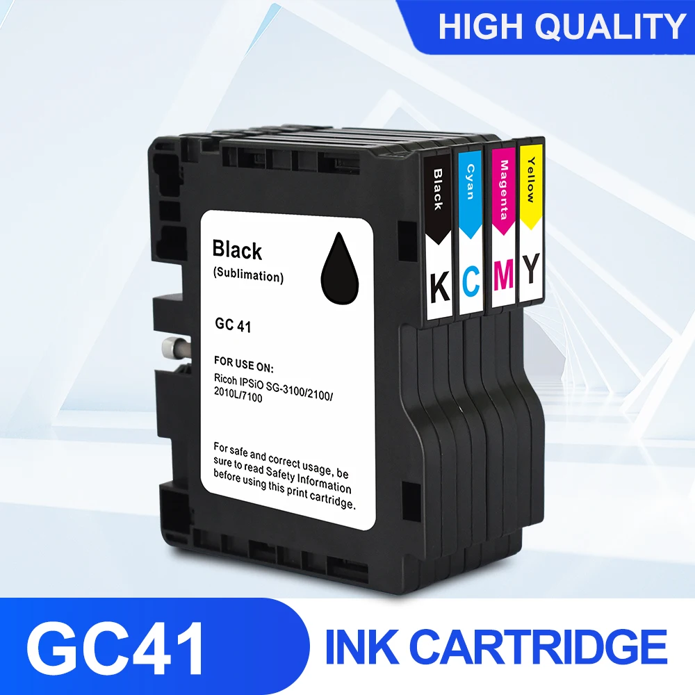 

GC41 Sublimation Ink Cartridge for Ricoh IPSiO SG3100 SG2100 SG2100L/ Aficio SG3110DNW/2100N/3100SNW/3110DN/3110SFNW/7100/7100D