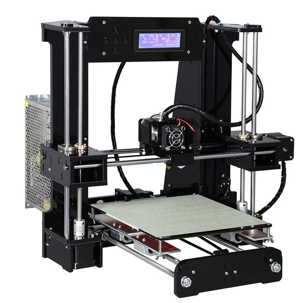 Новый Anet A6L DIY 3D принтер с автоматическим самонивелирующимся сенсором высокой