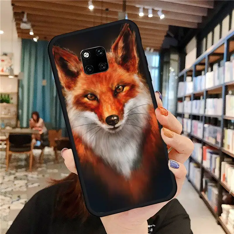 

Animal fox in the wild Autumn Phone Case For Huawei Mate 9 10 20 Pro lite 20x nova 3e P10 plus P20 Pro Honor10 lite